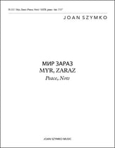 Myr, Zaraz SATB choral sheet music cover